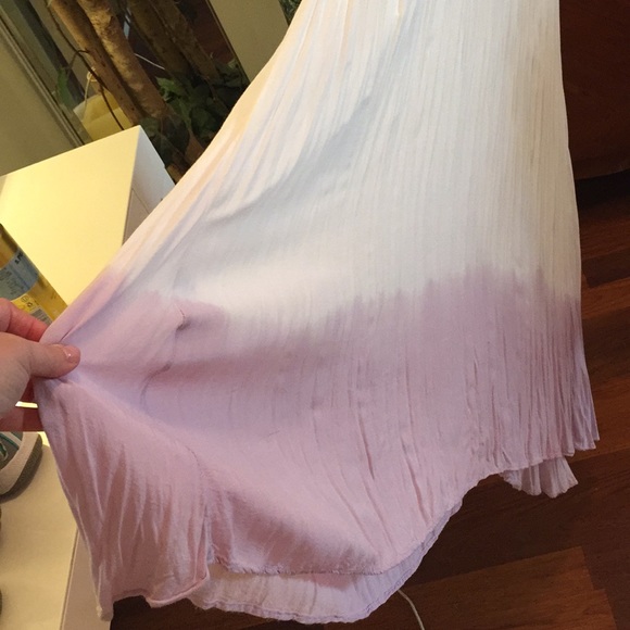 Charlie Joe purple, white dress 100% Rayon. - Picture 4 of 8